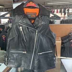 Women’s Leather Vest